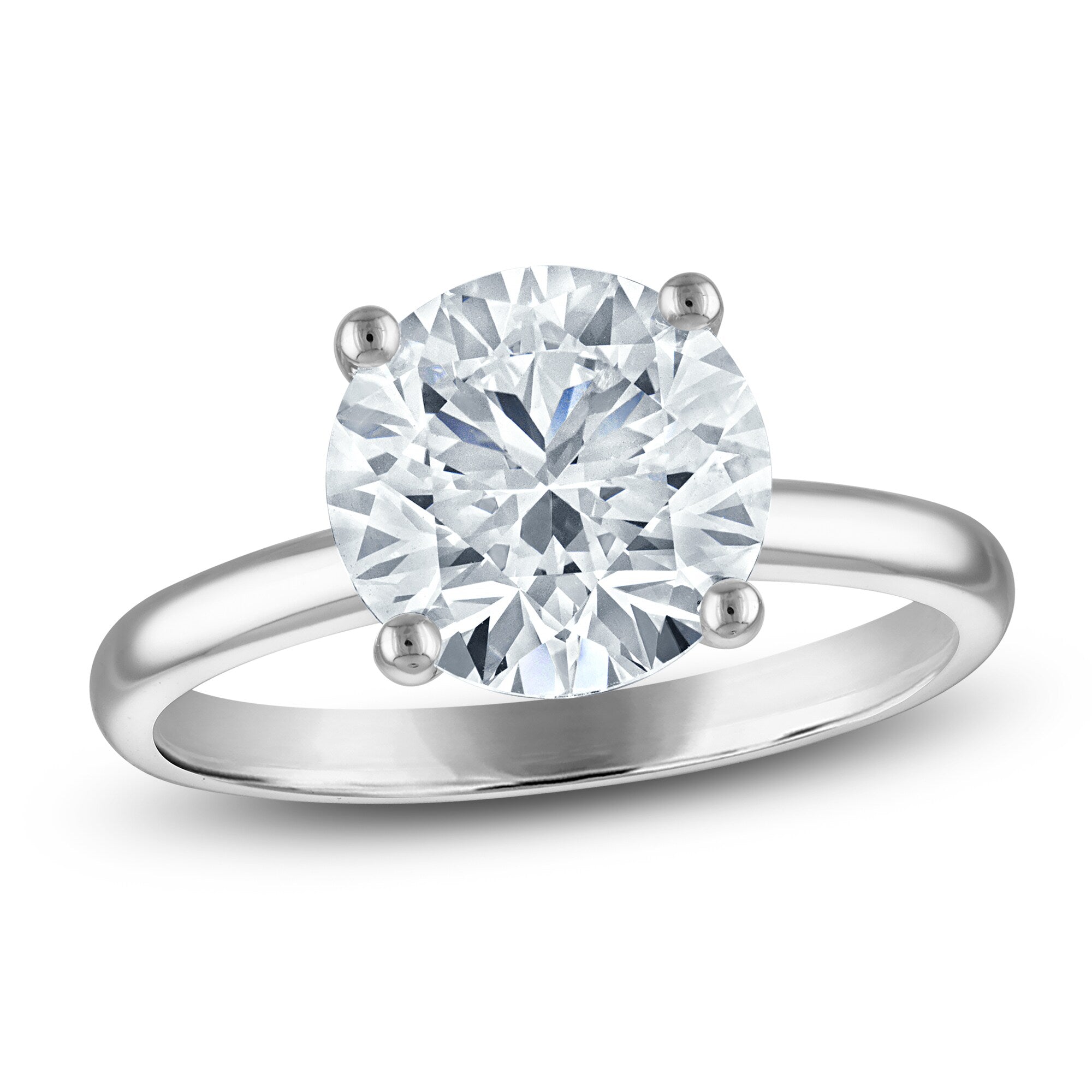 3.50 CTW Round Lab-Grown Diamond Solitaire Engag...

