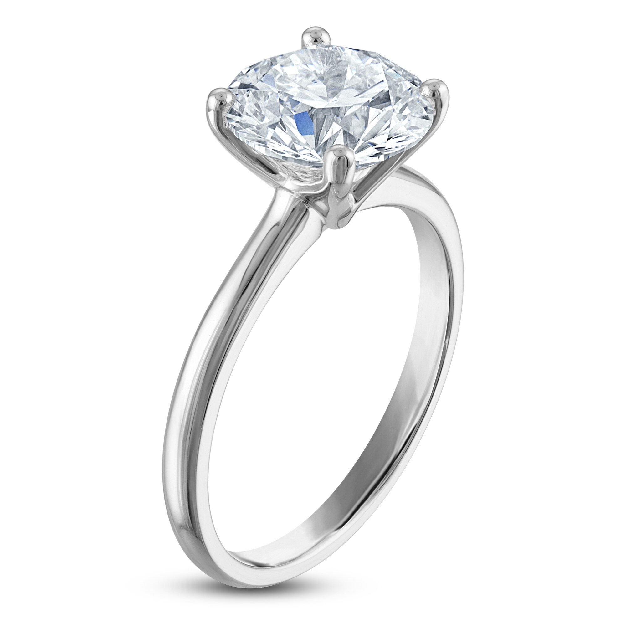 3.50 CTW Round Lab-Grown Diamond Solitaire Engag...
