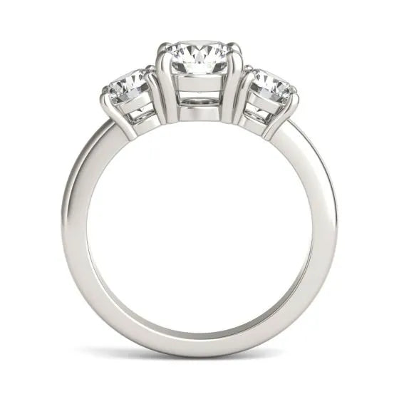 Three-Stone Lab-Grown Diamond Engagement Ring | 2.00 Carat G/VS1+ in 14K Gold