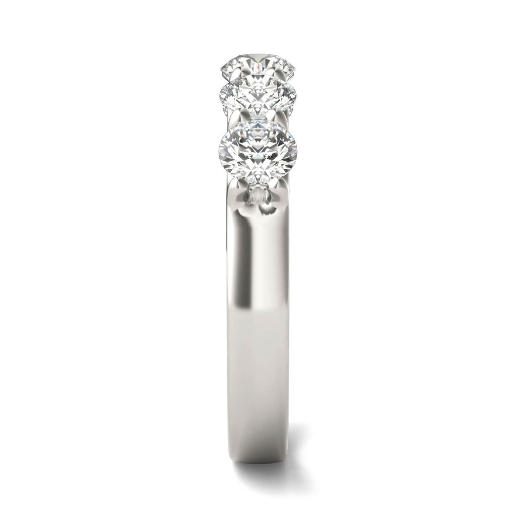 Five-Stone Lab-Grown Diamond Anniversary Band | 1.25 Carat G/VS1+ in 14K White Gold