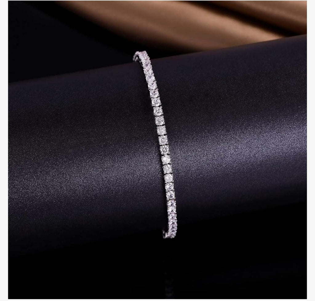 Lab-Grown Diamond Tennis Bracelet | 4.00 Carat G/VS in 14K Gold
