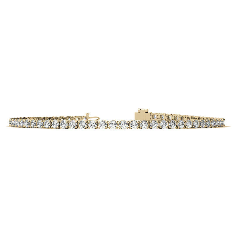 Lab-Grown Diamond Tennis Bracelet | 3.50 Carat G/VS in 14K Gold