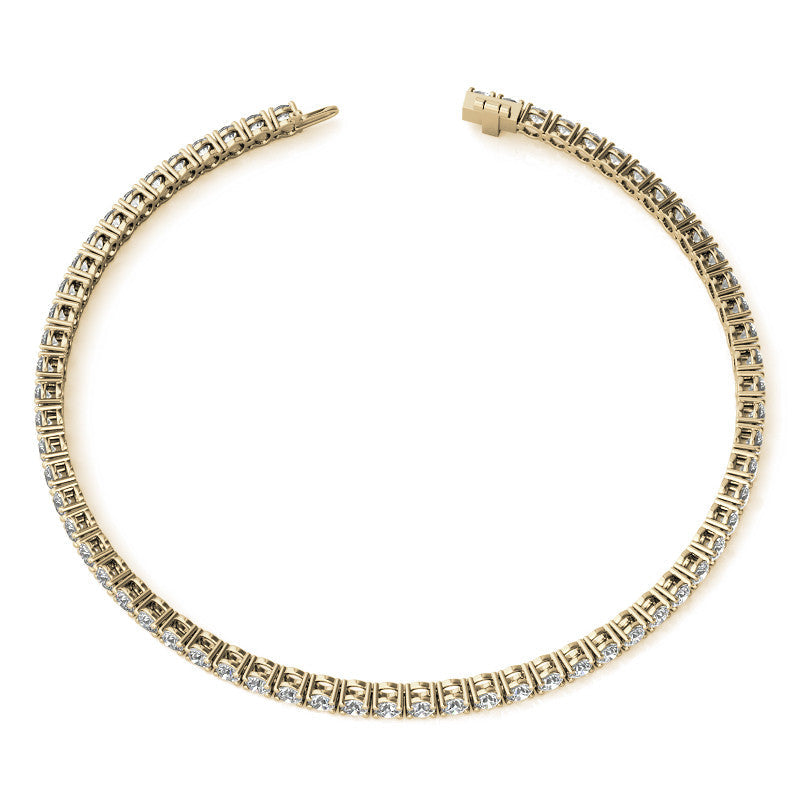 Lab-Grown Diamond Tennis Bracelet | 3.50 Carat G/VS in 14K Gold