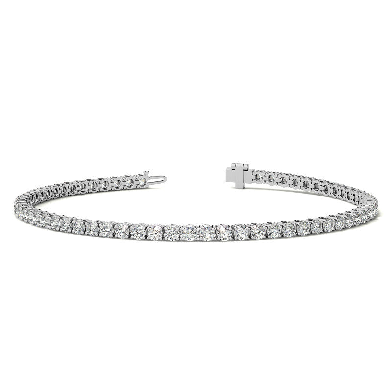Lab-Grown Diamond Tennis Bracelet | 3.50 Carat G/VS in 14K Gold