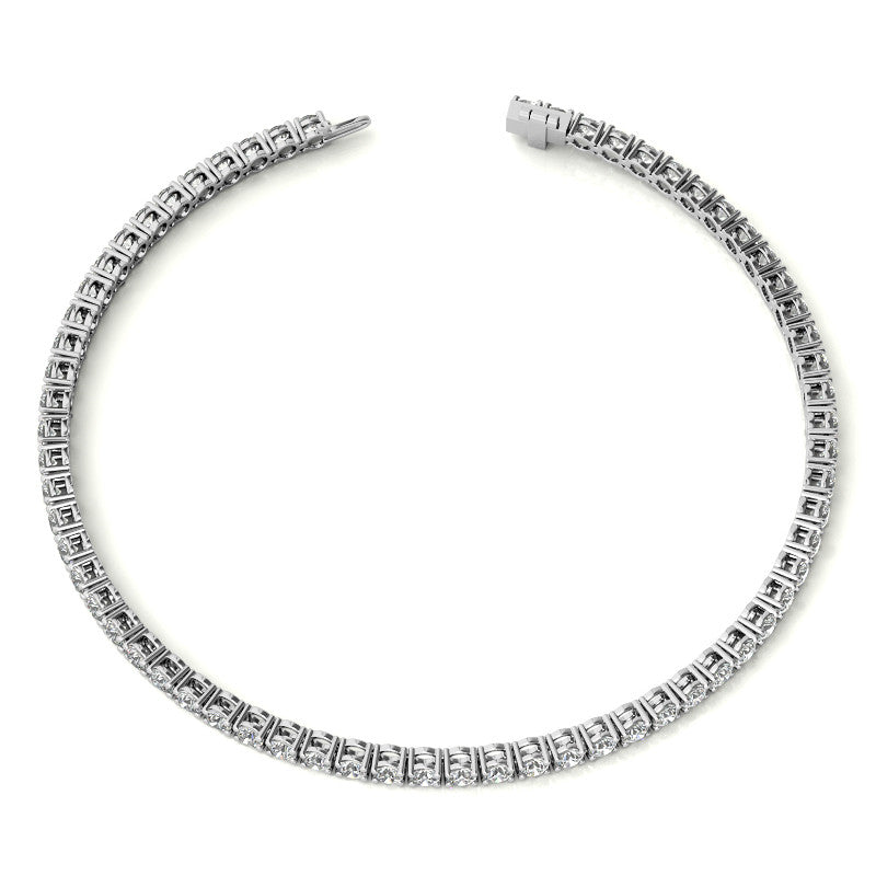 Lab-Grown Diamond Tennis Bracelet | 3.50 Carat G/VS in 14K Gold