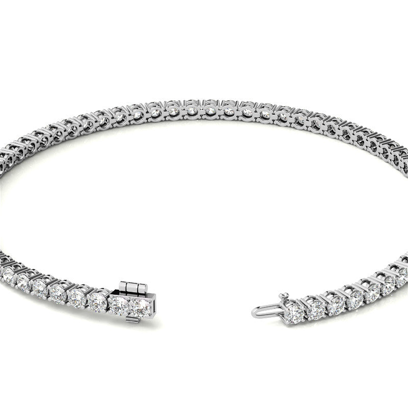 Lab-Grown Diamond Tennis Bracelet | 3.50 Carat G/VS in 14K Gold