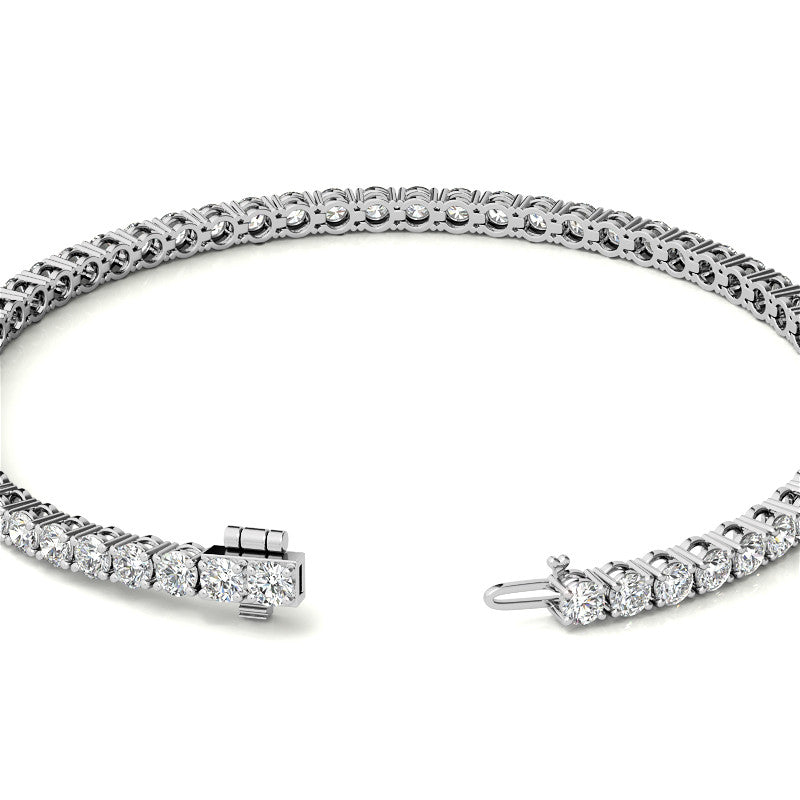 Lab-Grown Diamond Tennis Bracelet | 12.00 Carat G/VS in 14K Gold
