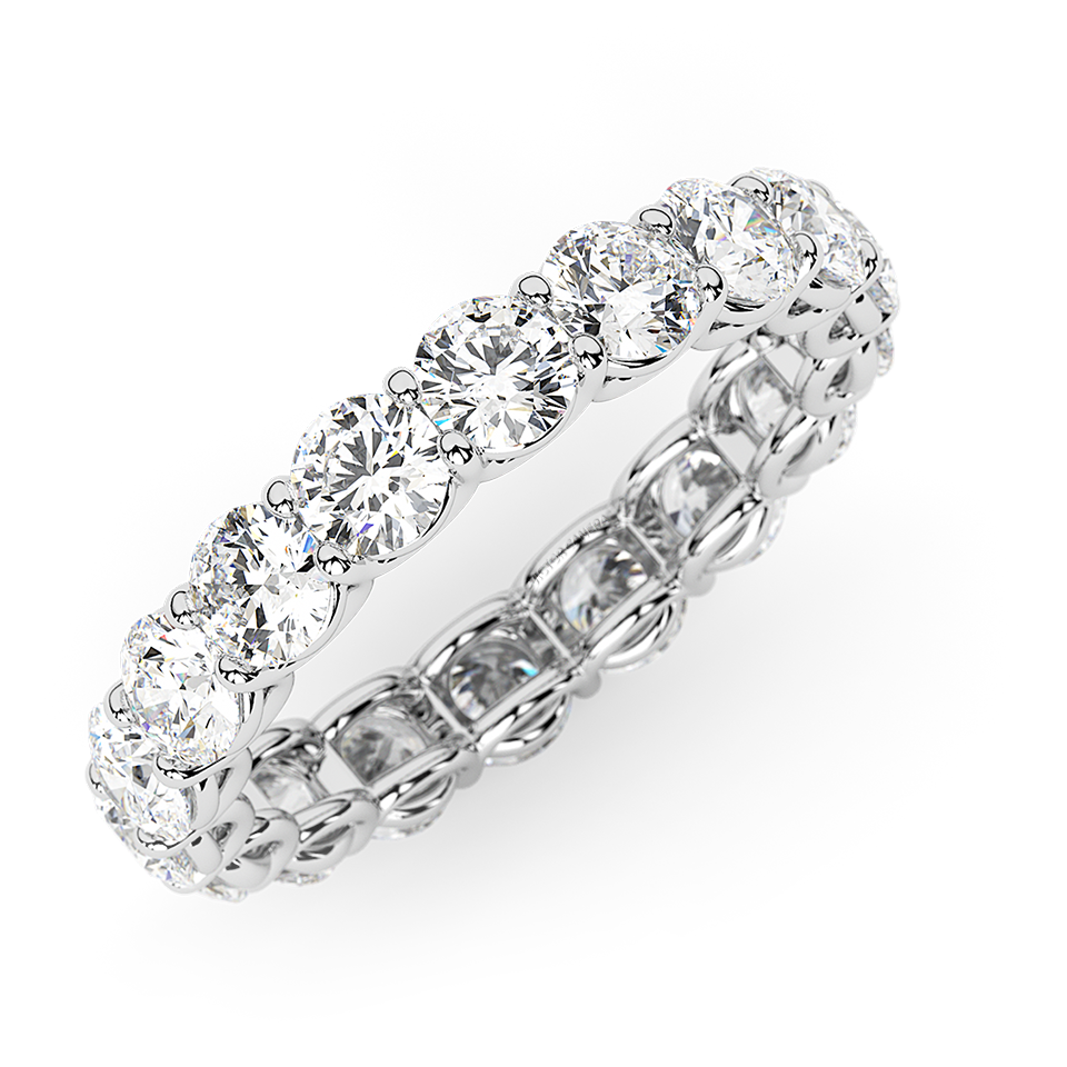 Lab-Grown Diamond Eternity Band | 2.00 Carat F/VS in 14K White Gold