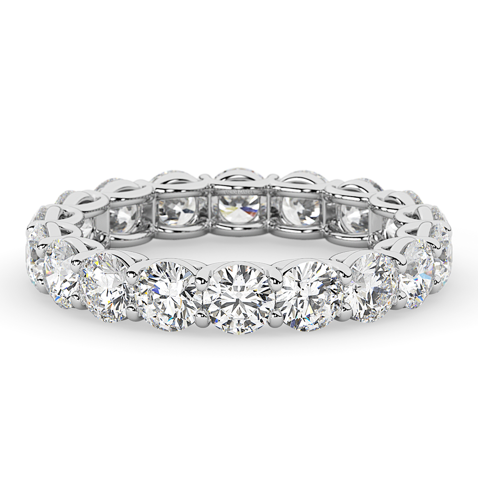 Lab-Grown Diamond Eternity Band | 2.00 Carat F/VS in 14K White Gold
