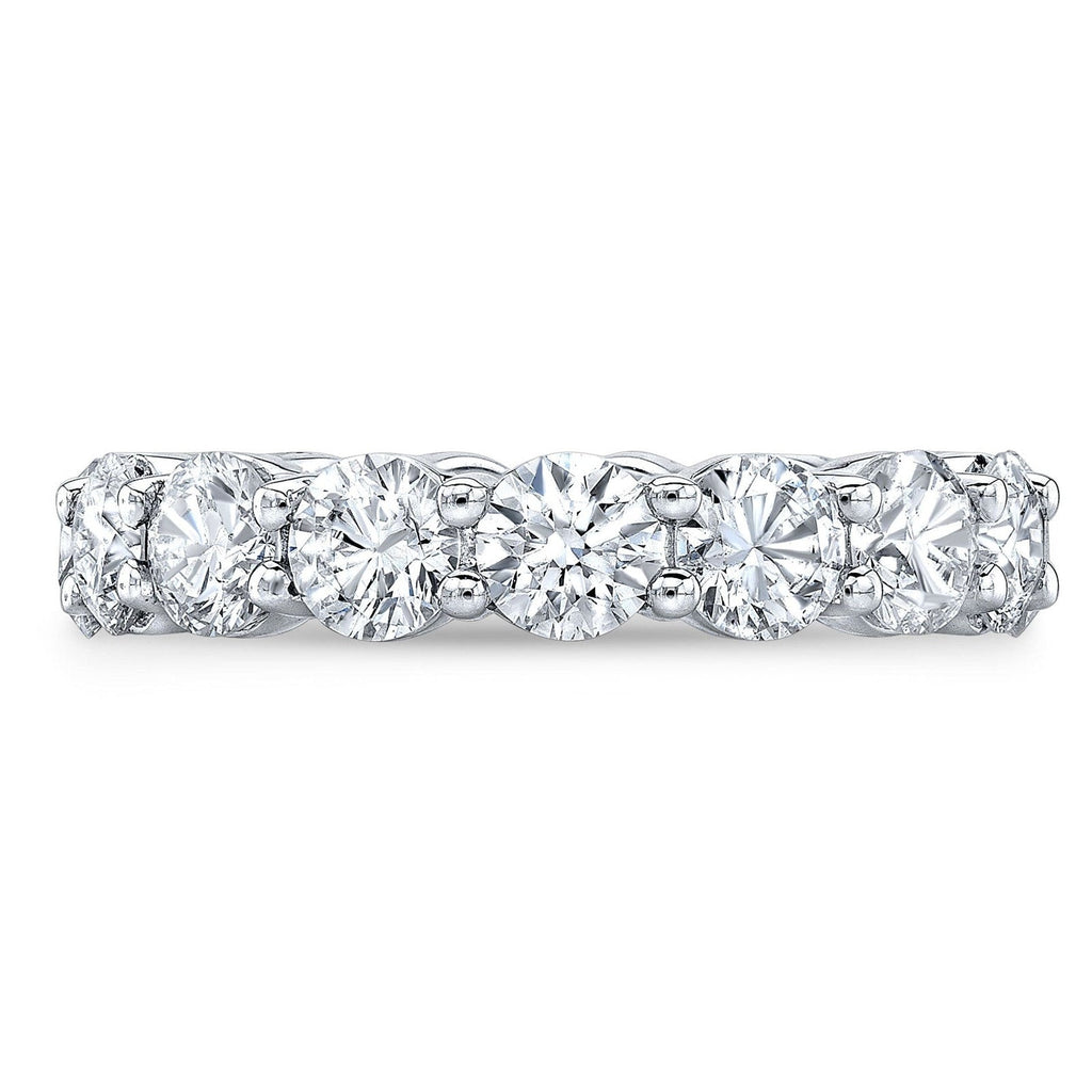 4.00 CTW Moissanite Diamond Eternity Band | 14K Gold Overlay